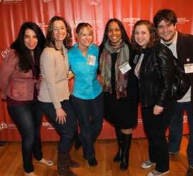 Deborah with Leukemia and Lymphoma Society staff and volunteers